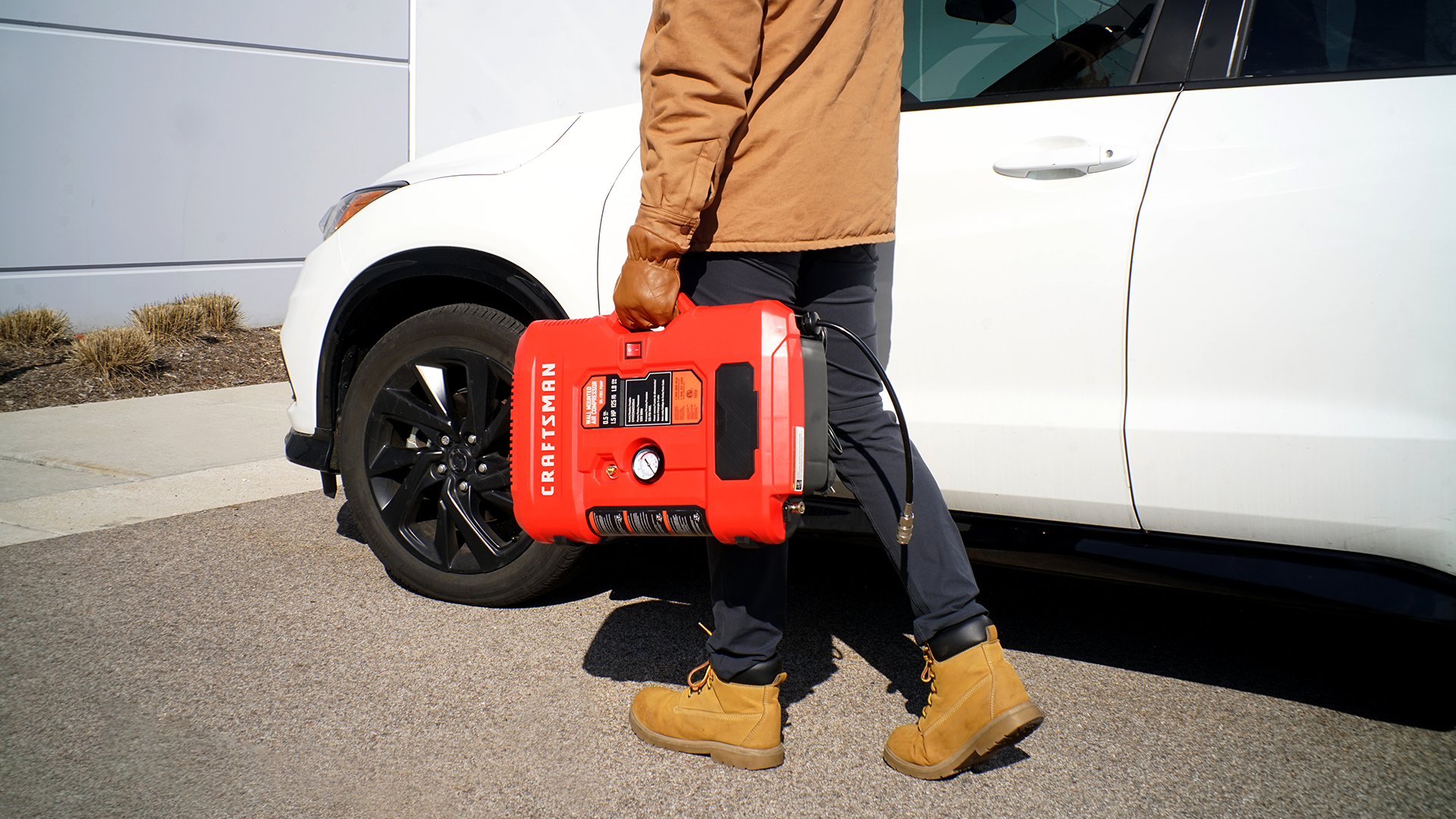 CRAFTSMAN 0.5-Gallon Stationary Electric 125 PSI Vertical Air Compressor 